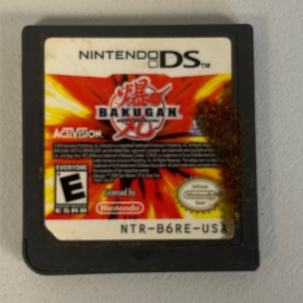 Bakugan Battle Brawlers Nintendo DS Game Cartridge NTR-B6RE-USA Activision